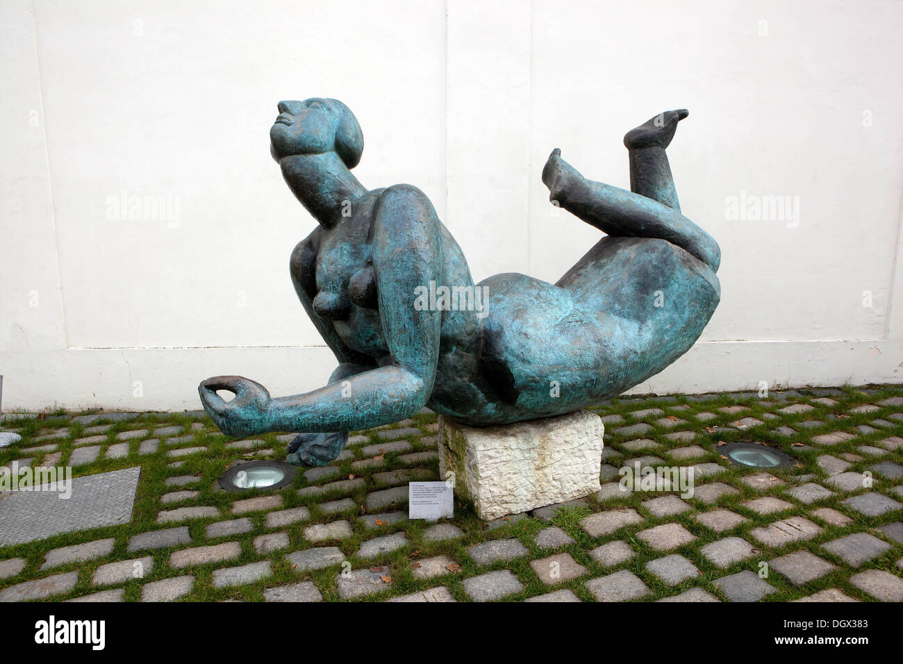 Museo di Arte Contemporanea, sull'isola di Kampa, Praga, Repubblica Ceca Foto Stock