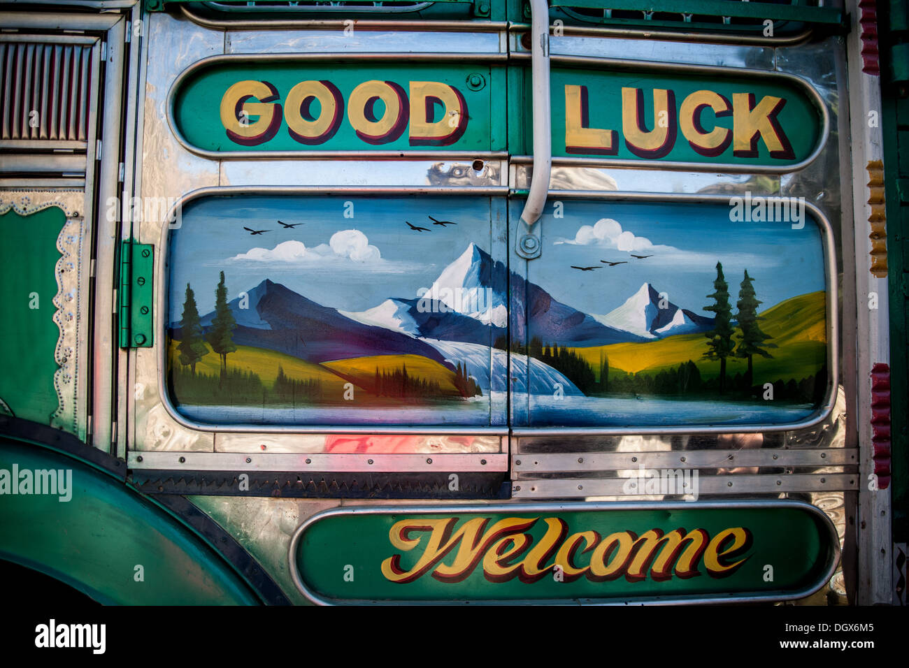 Buona fortuna Carrello, Bhutan Foto Stock