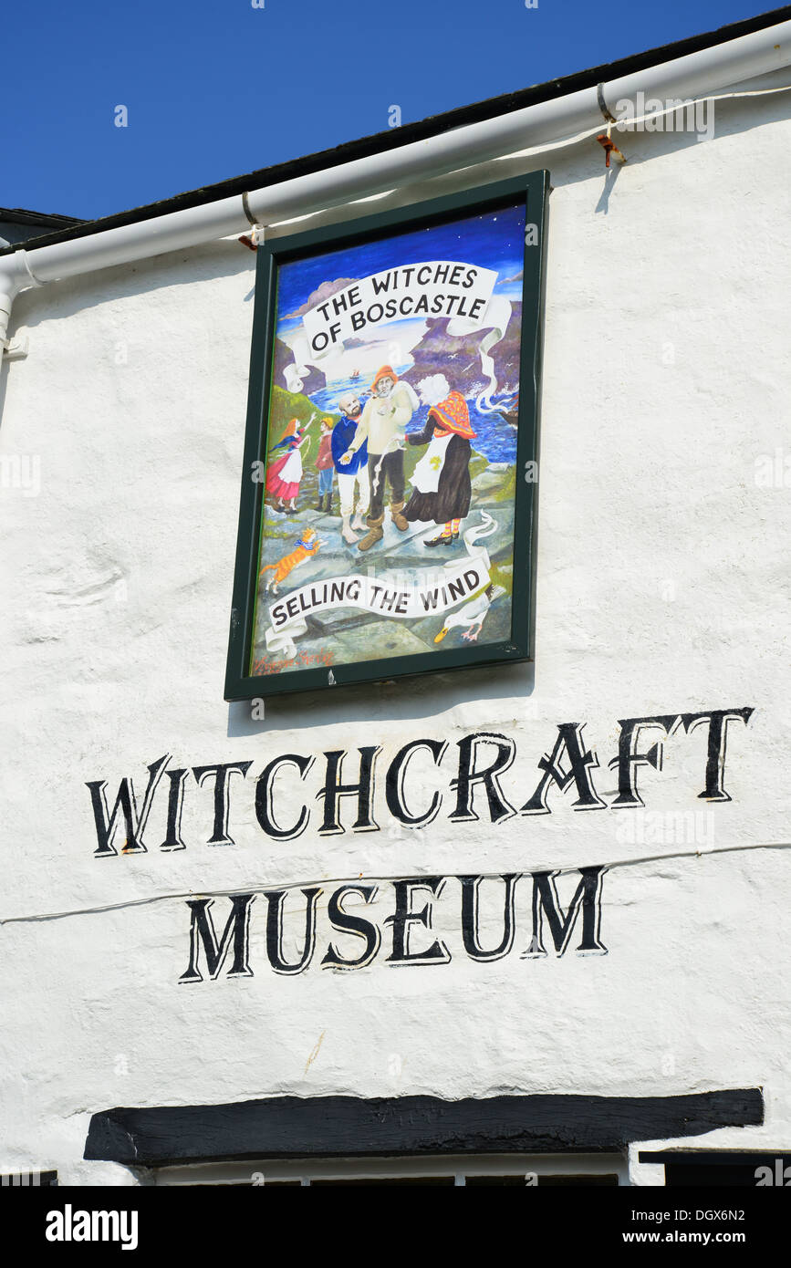 Il museo della stregoneria, Porto, Boscastle, Cornwall, England, Regno Unito Foto Stock