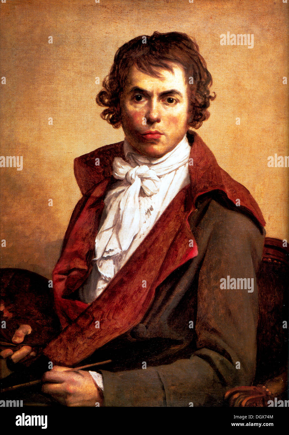 Self-portrait - da Jacques-Louis David, 1794 Foto Stock