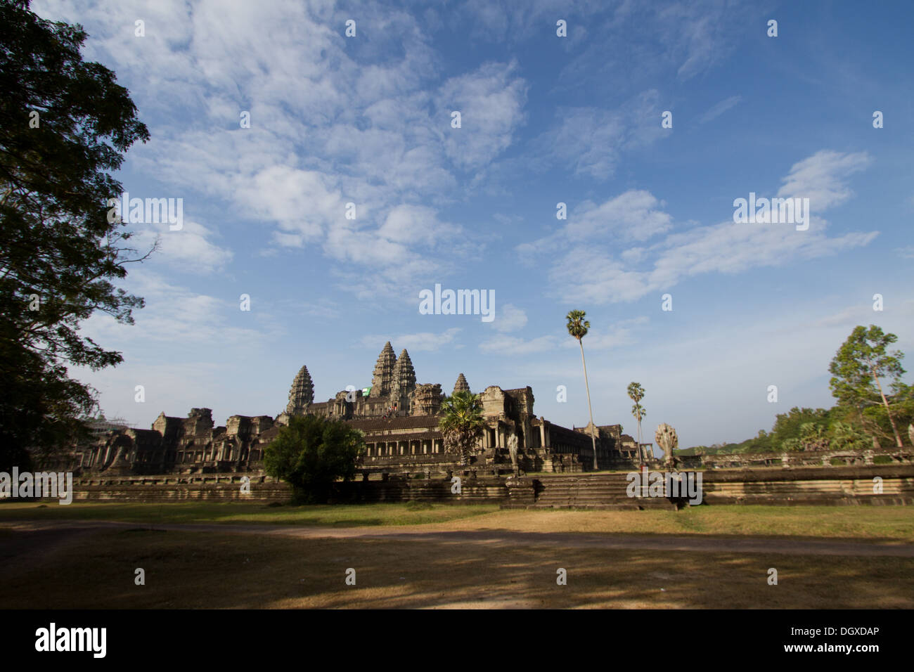 Angkor Wat da una distanza, Cambogia Siem Reap Foto Stock