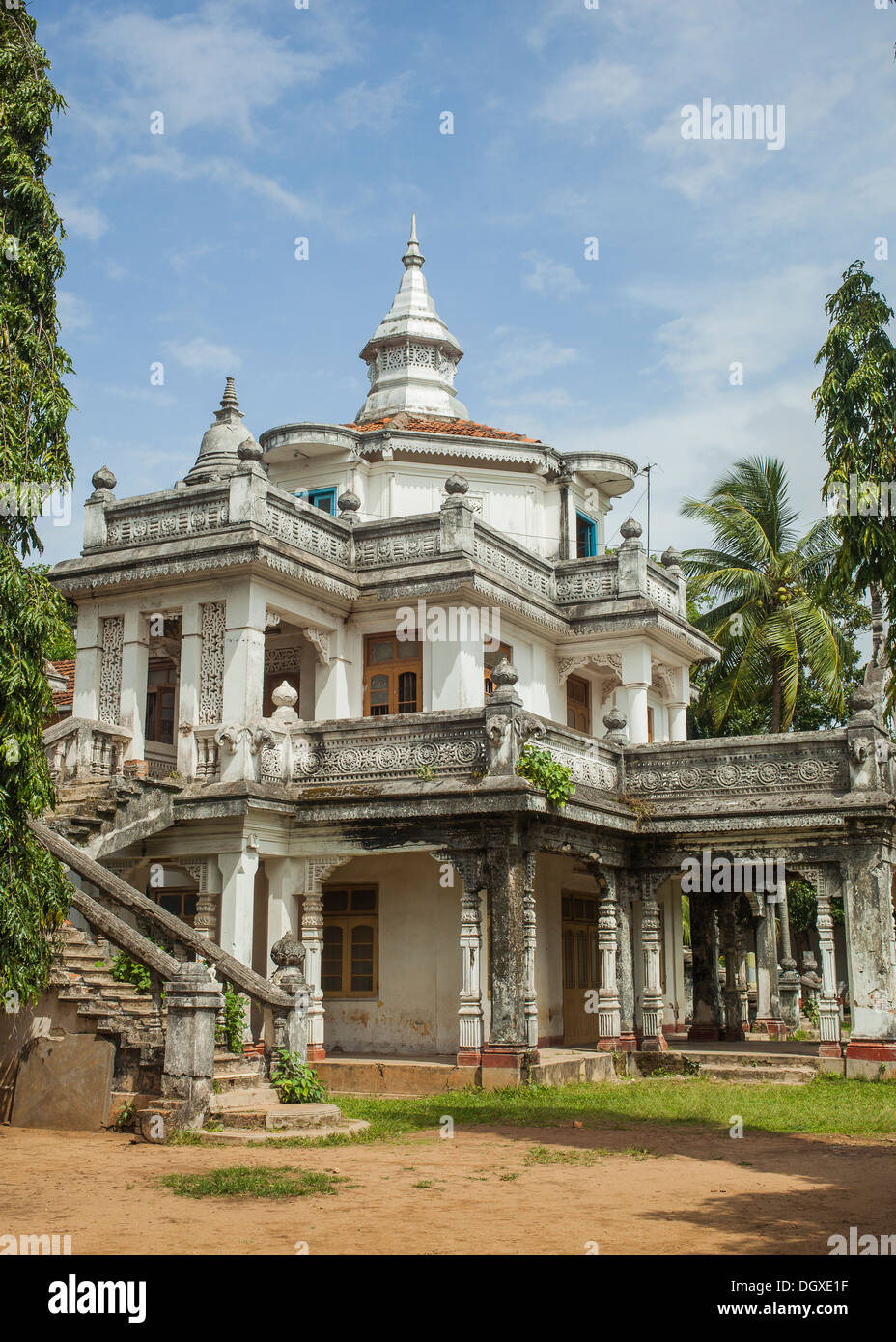 Casa coloniale costruita nei primi del novecento a Negombo, Sri Lanka Foto Stock
