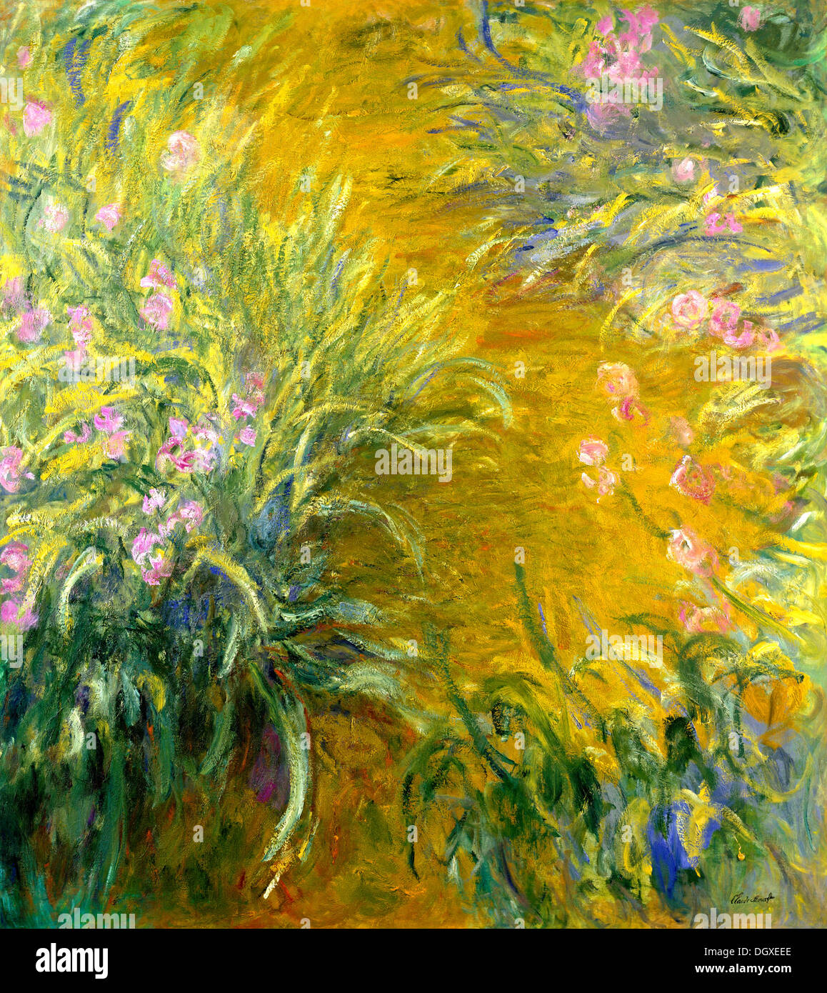 Il percorso attraverso le iridi - di Claude Monet, 1917 Foto Stock