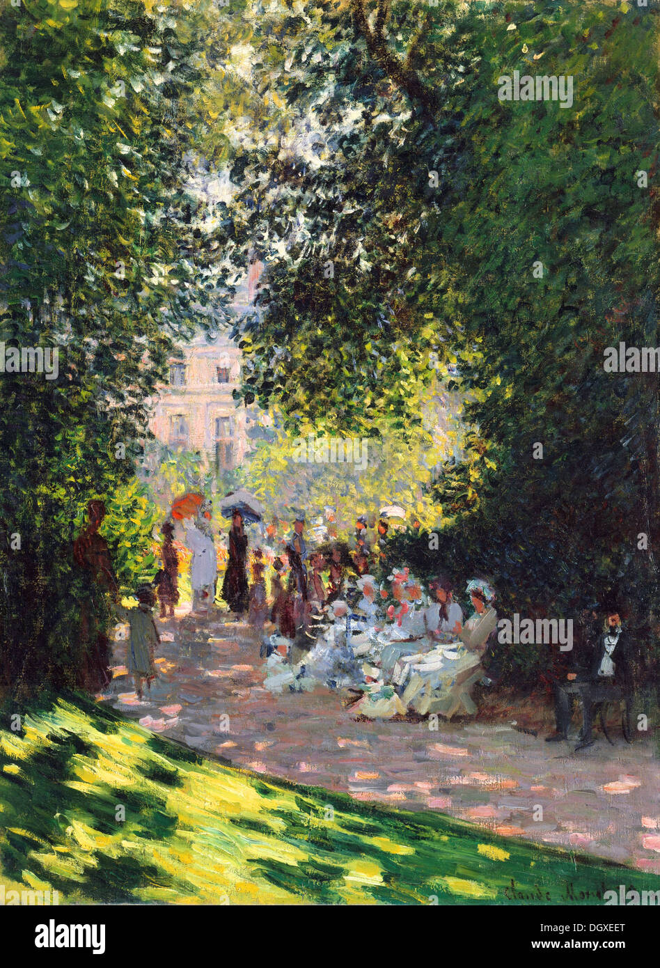 Il Parc Monceau - di Claude Monet, 1878 Foto Stock