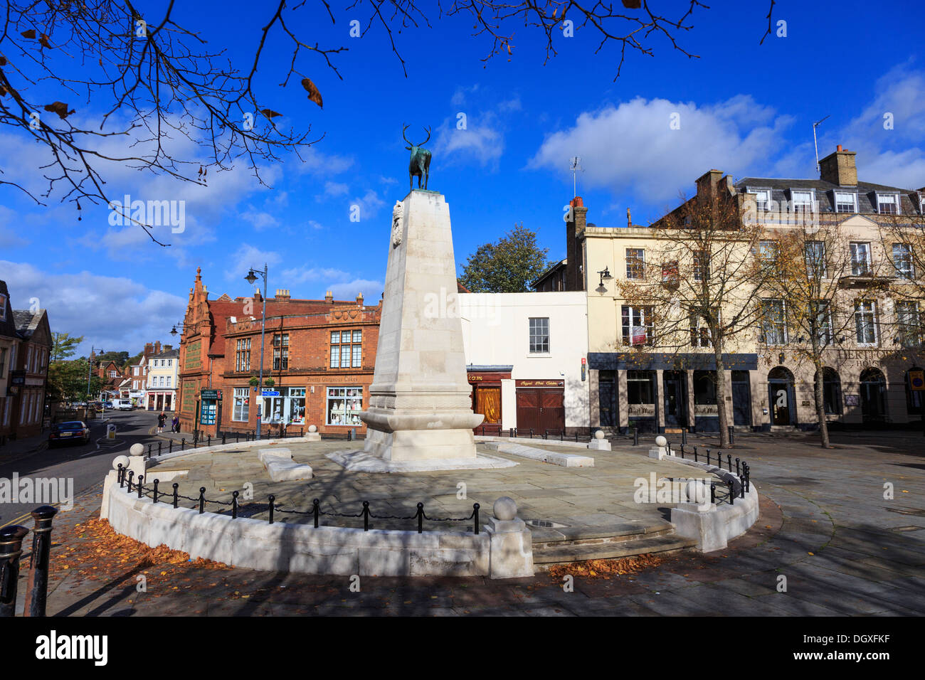 Hertford County town center hertfordshire Inghilterra Regno Unito Foto Stock