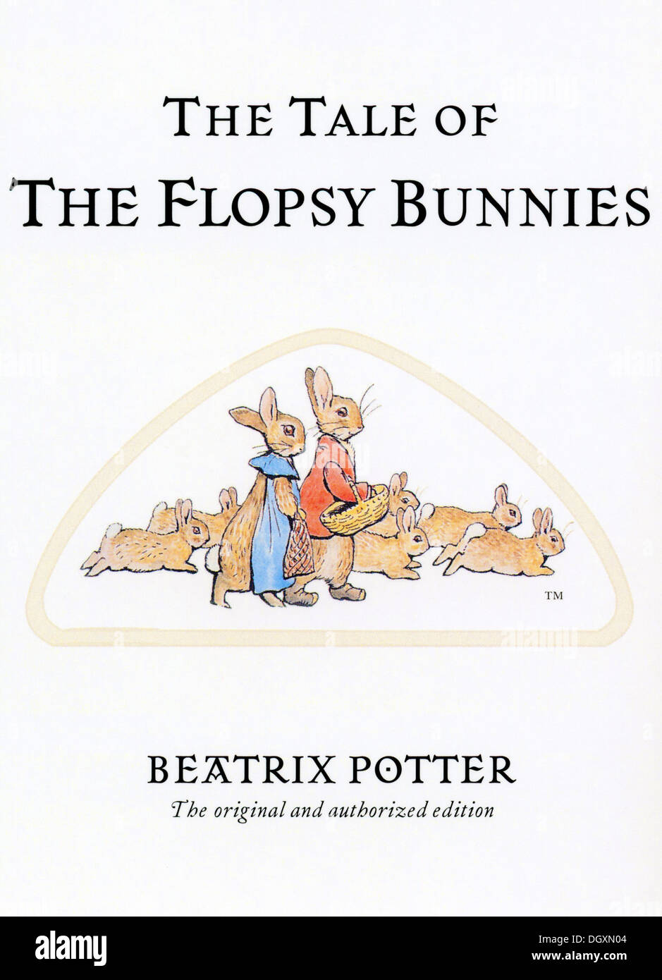 Beatrix Potter - Il racconto del Flopsy coniglietti per la copertina del libro, 1909 Foto Stock