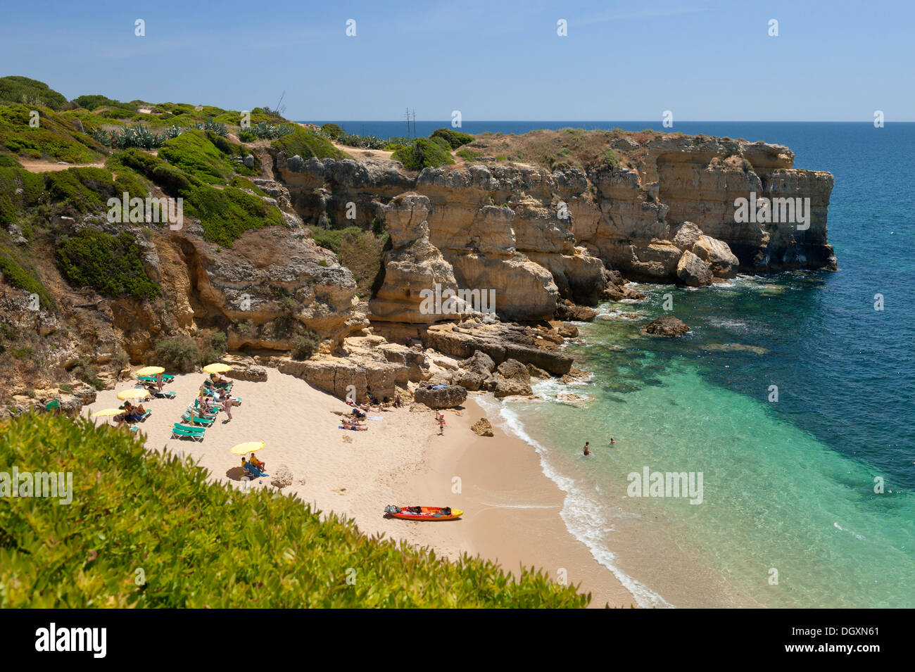 Il Portogallo, Algarve Praia da coelha Foto Stock