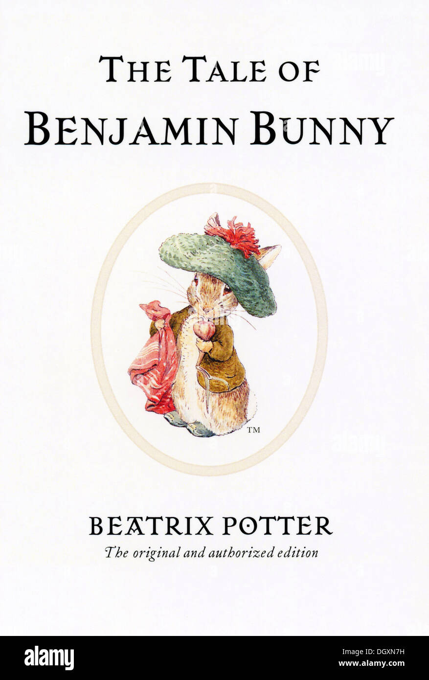 Beatrix Potter - La storia di Benjamin Bunny copertina del libro, 1904 Foto Stock