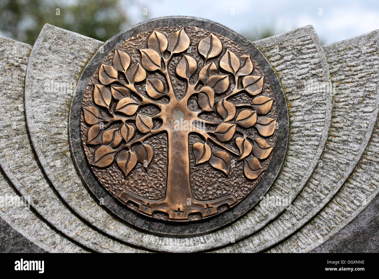 Albero della Vita, soggetto su un oggetto contrassegnato per la rimozione definitiva Foto Stock