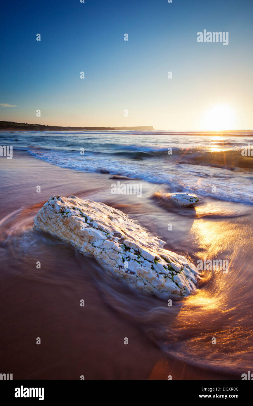 White Park Bay, Irlanda del Nord Foto Stock