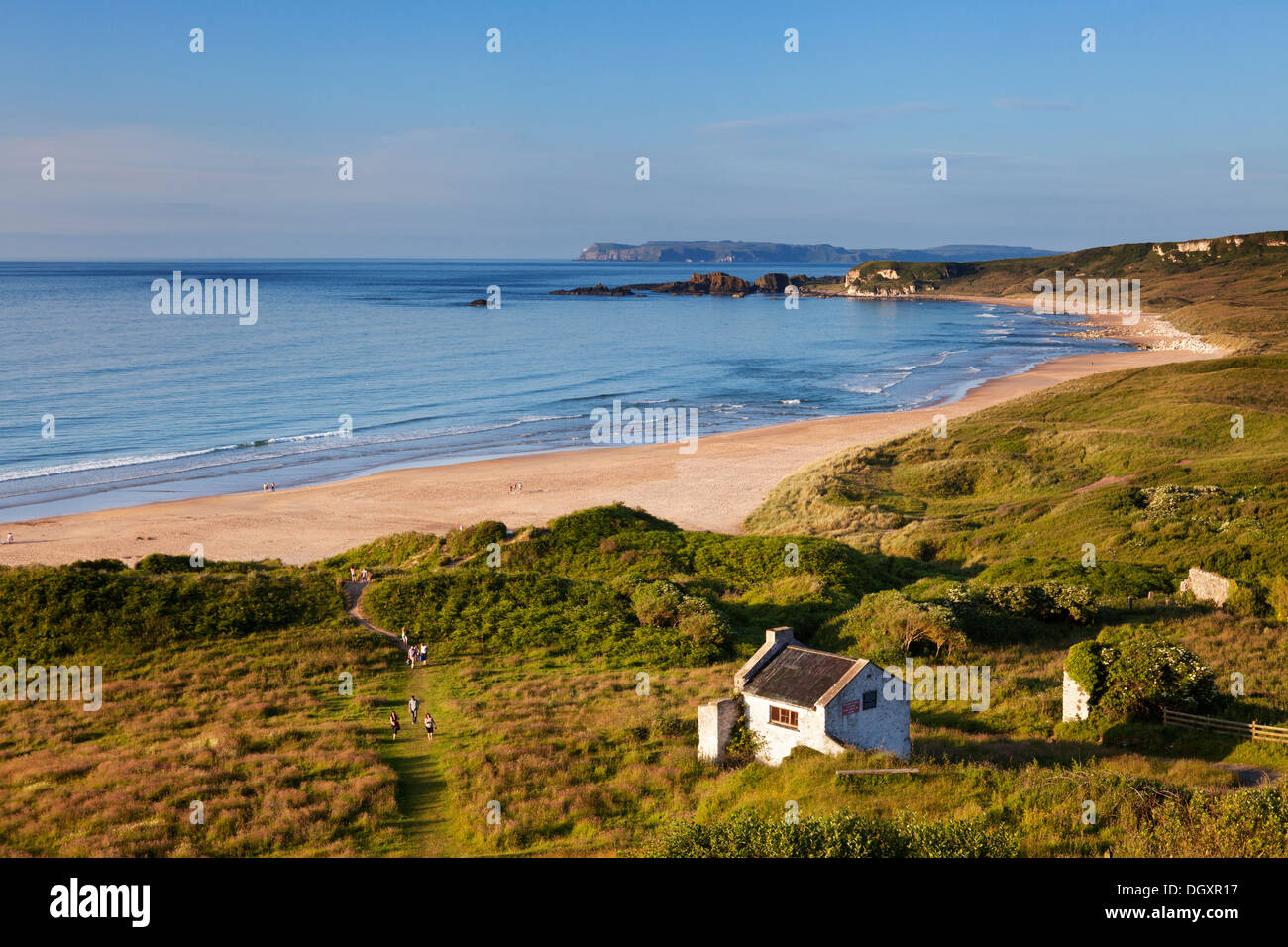 White Park Bay, Irlanda del Nord Foto Stock