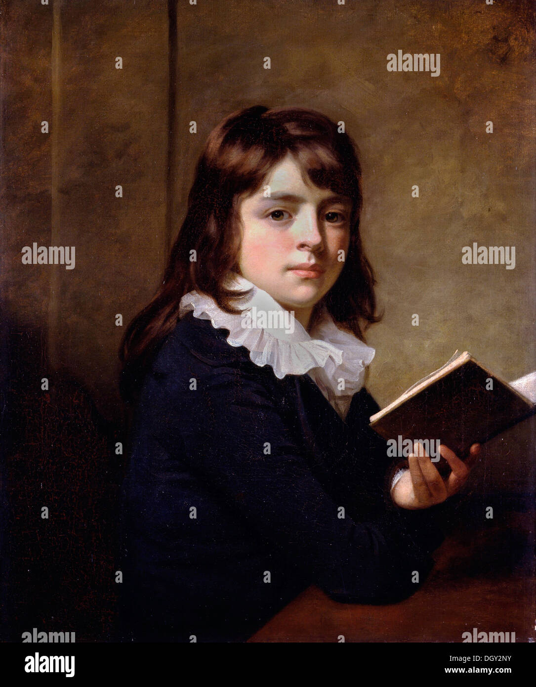 William Beechey, Ritratto di un ragazzo. Circa 1790 olio su tela. Yale Center per British Art di New Haven, Stati Uniti d'America. Foto Stock