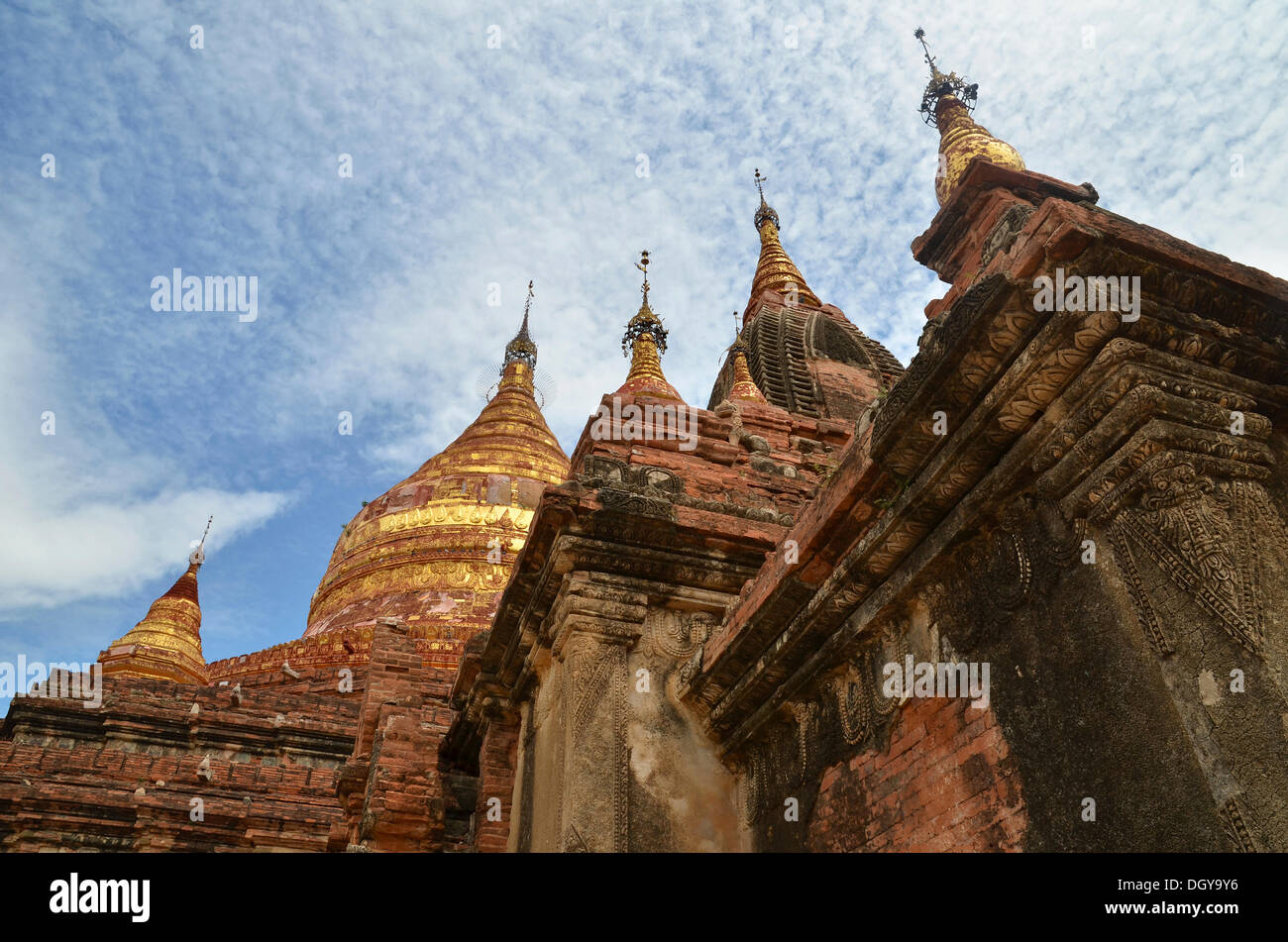 Tempio, Old Bagan, Myanmar o Birmania, Asia Foto Stock