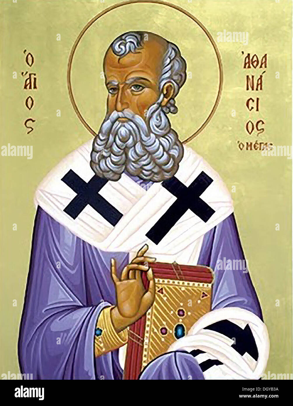 Atanasio di Alessandria , c. 293 -373 era un cristiano teologo, Vescovo di Alessandria. Atanasio è considerato uno dei quattro grandi Dottori nella parte orientale di tradizione cristiana ortodossa Foto Stock