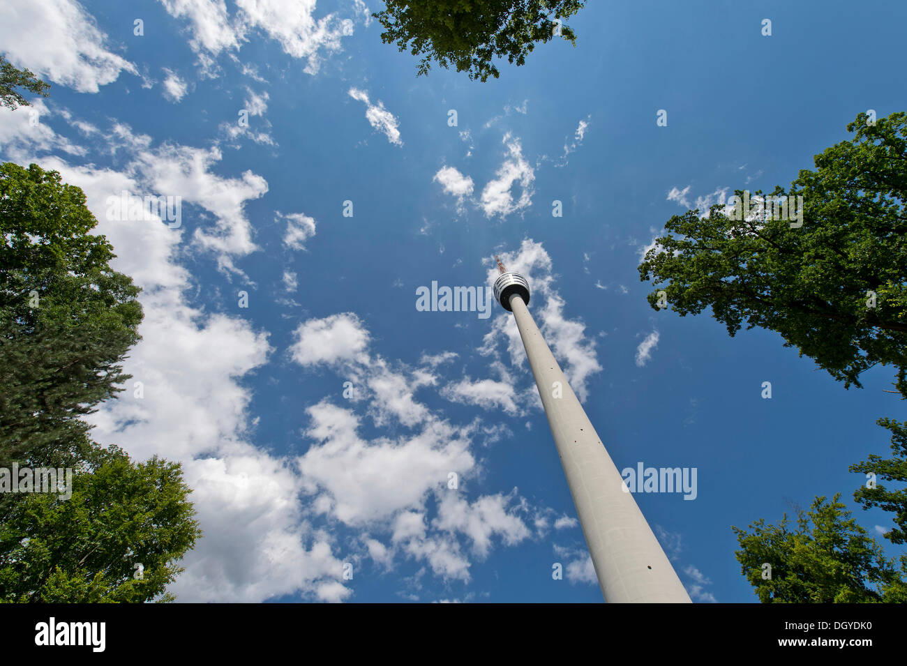 Torre TV di Stoccarda, il primo al mondo la torre della televisione di Stoccarda, Baden-Wuerttemberg Foto Stock