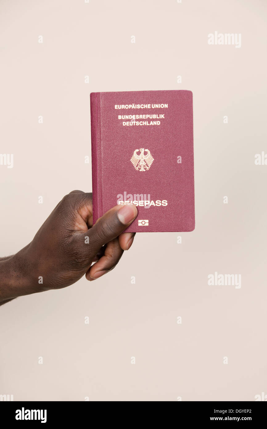 Passaporto tedesco (Reisepass) Foto Stock