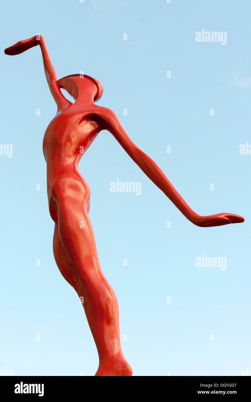 Fino There-Sculptures sulla prima strada, Manchester. Foto Stock