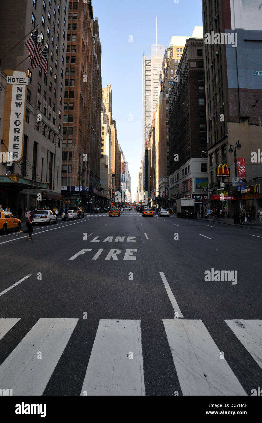 8Th street, Murray Hill, la città di New York, New York, USA, America del nord Foto Stock