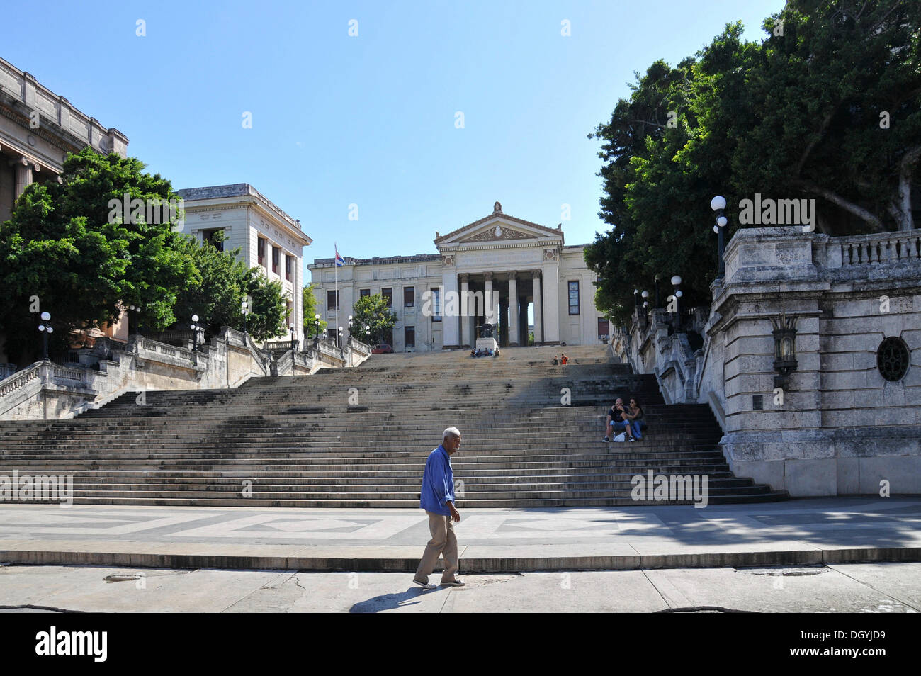 Università, Città dell Avana, quartiere storico, Cuba, dei Caraibi e America centrale Foto Stock