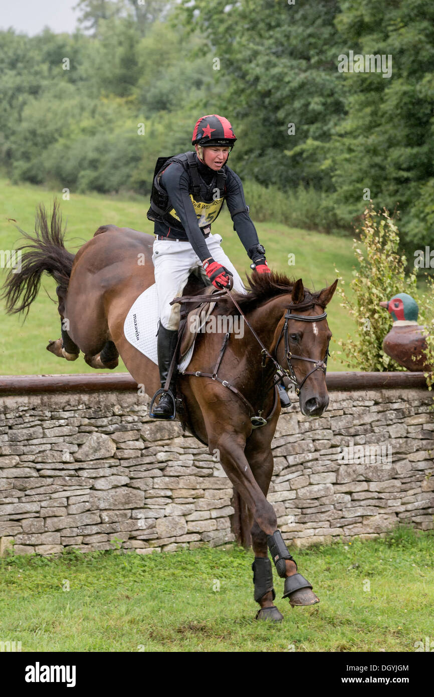 Mathew Heath a Lismore Lad a FBE 2013, Gatcombe Park Foto Stock