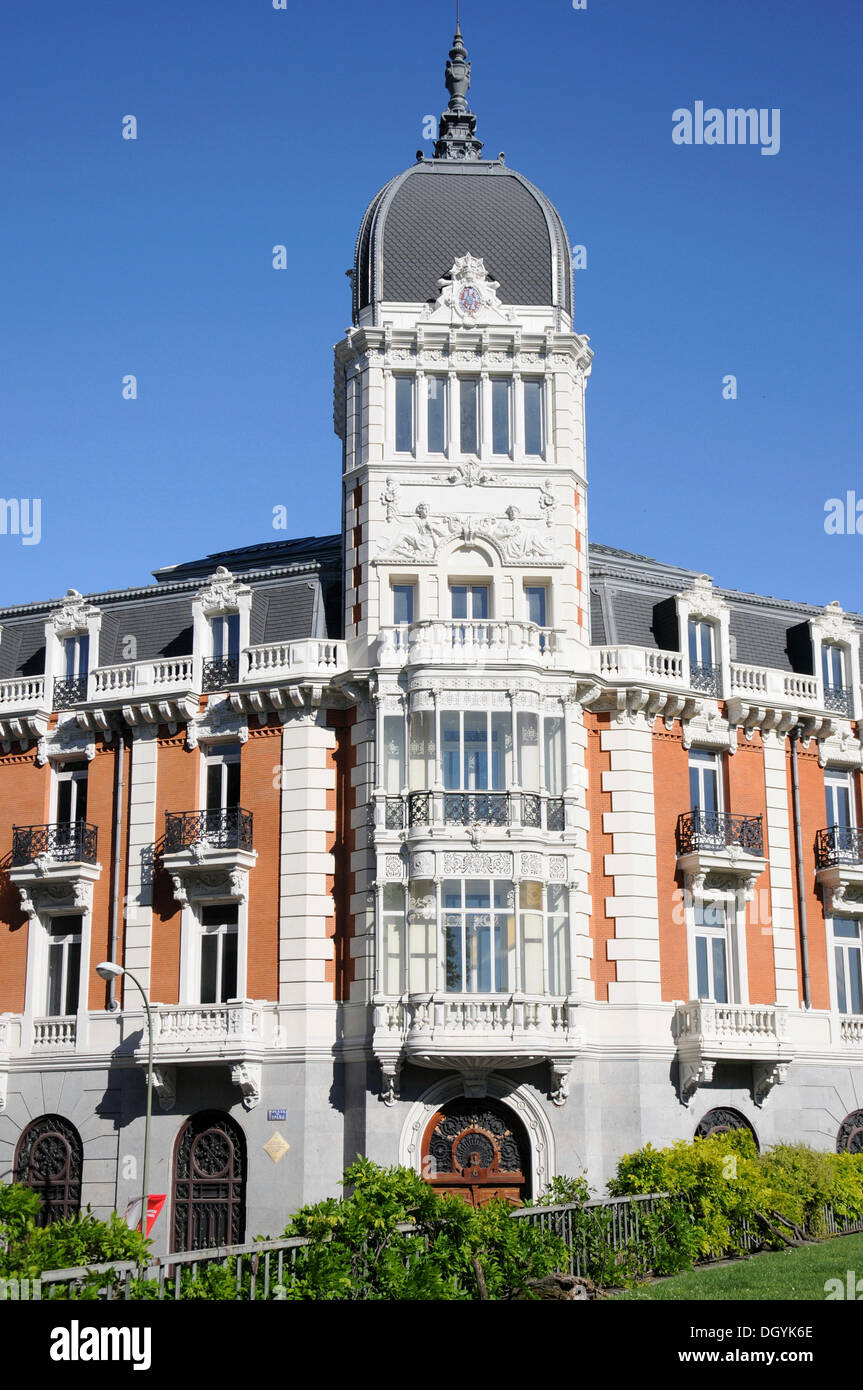 Royal asturiano Mining Company, Plaza de Espana, città vecchia, madrid, Spagna, Europa meridionale Foto Stock