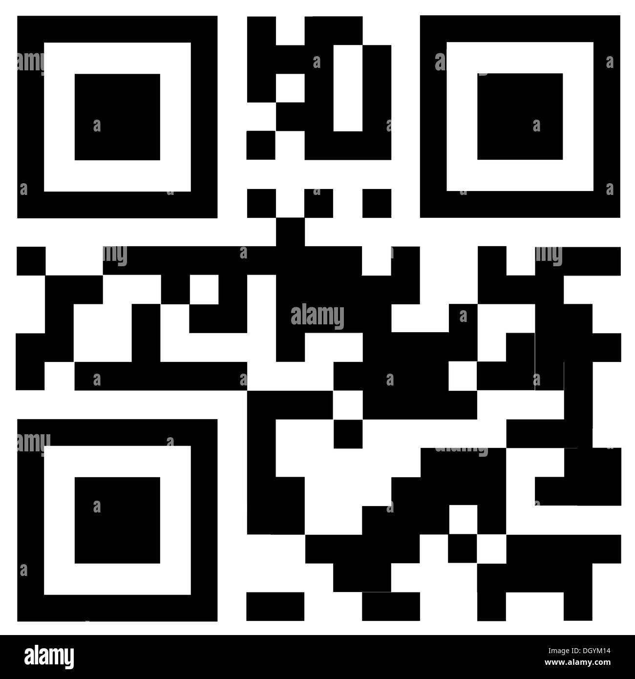 Codice qr dice "PROVA GRATUITA" Foto Stock