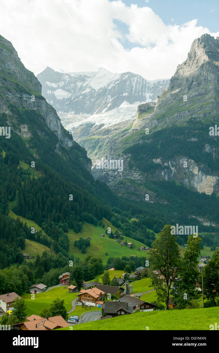 Alpi svizzere da Grindelwald, Svizzera Foto Stock