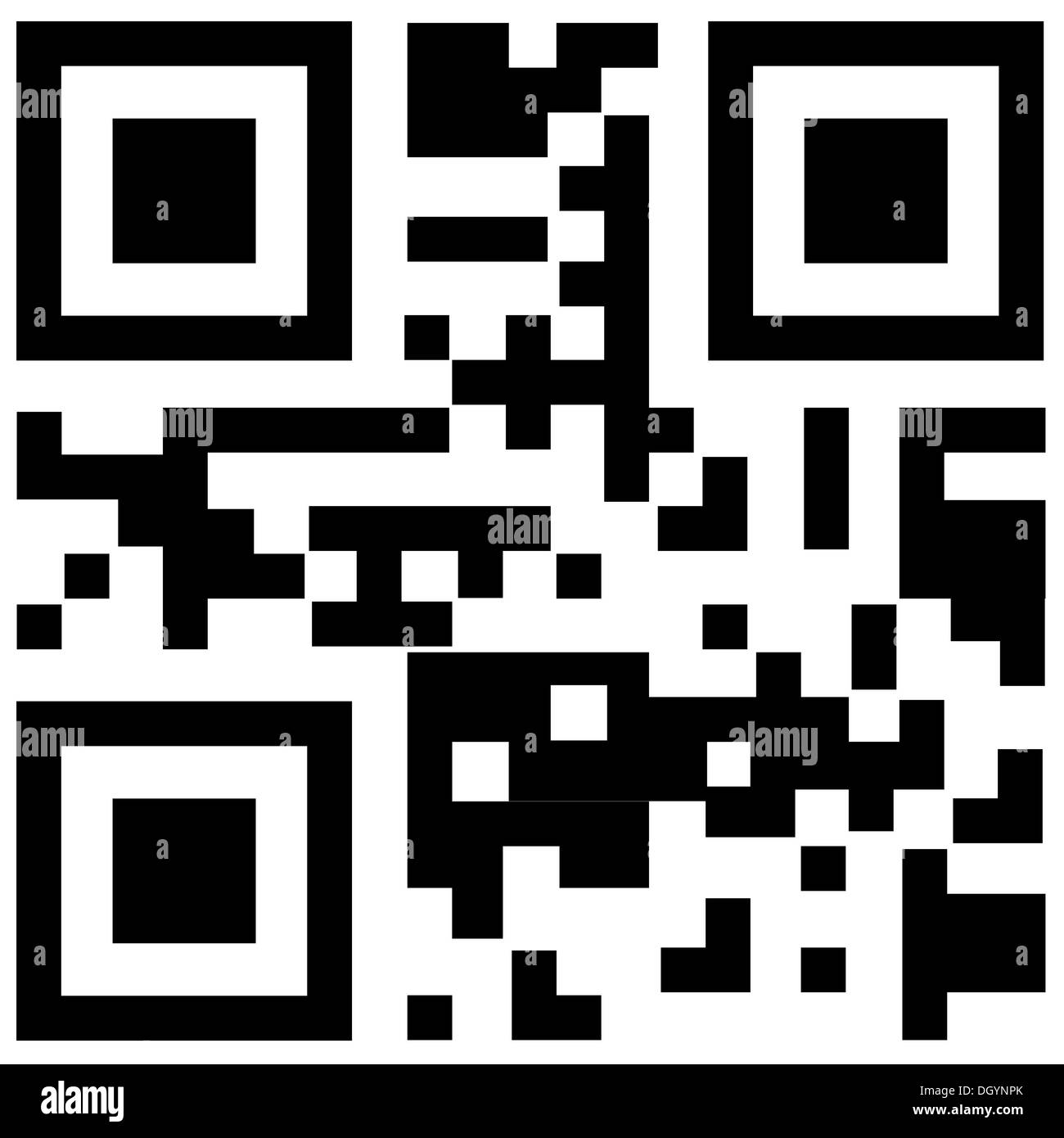 Codice QR per smart phone Foto Stock