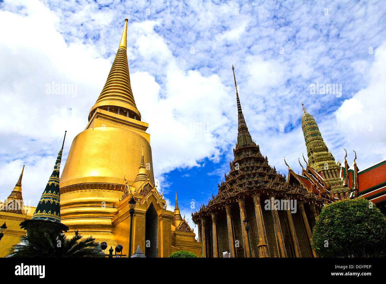 Wat pra kaew, Grand Palace ,Bangkok, Tailandia. Foto Stock