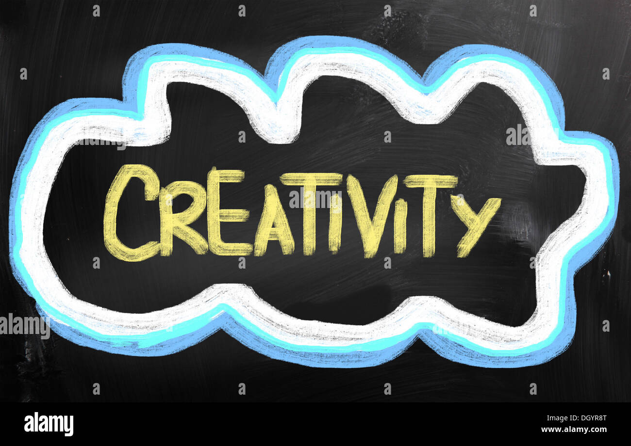 Il concetto di creatività Foto Stock