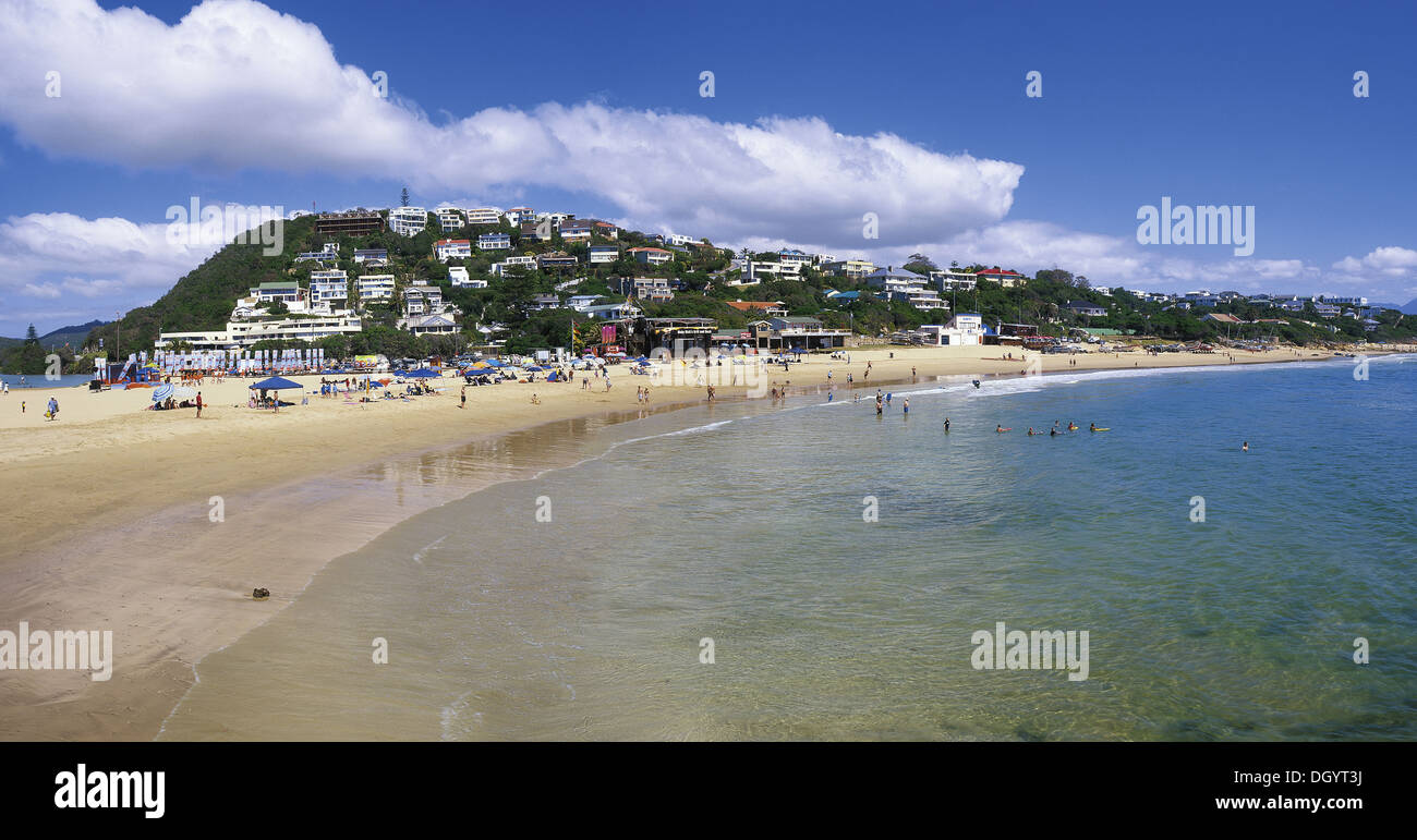 La spiaggia principale di Plettenberg Bay Foto Stock