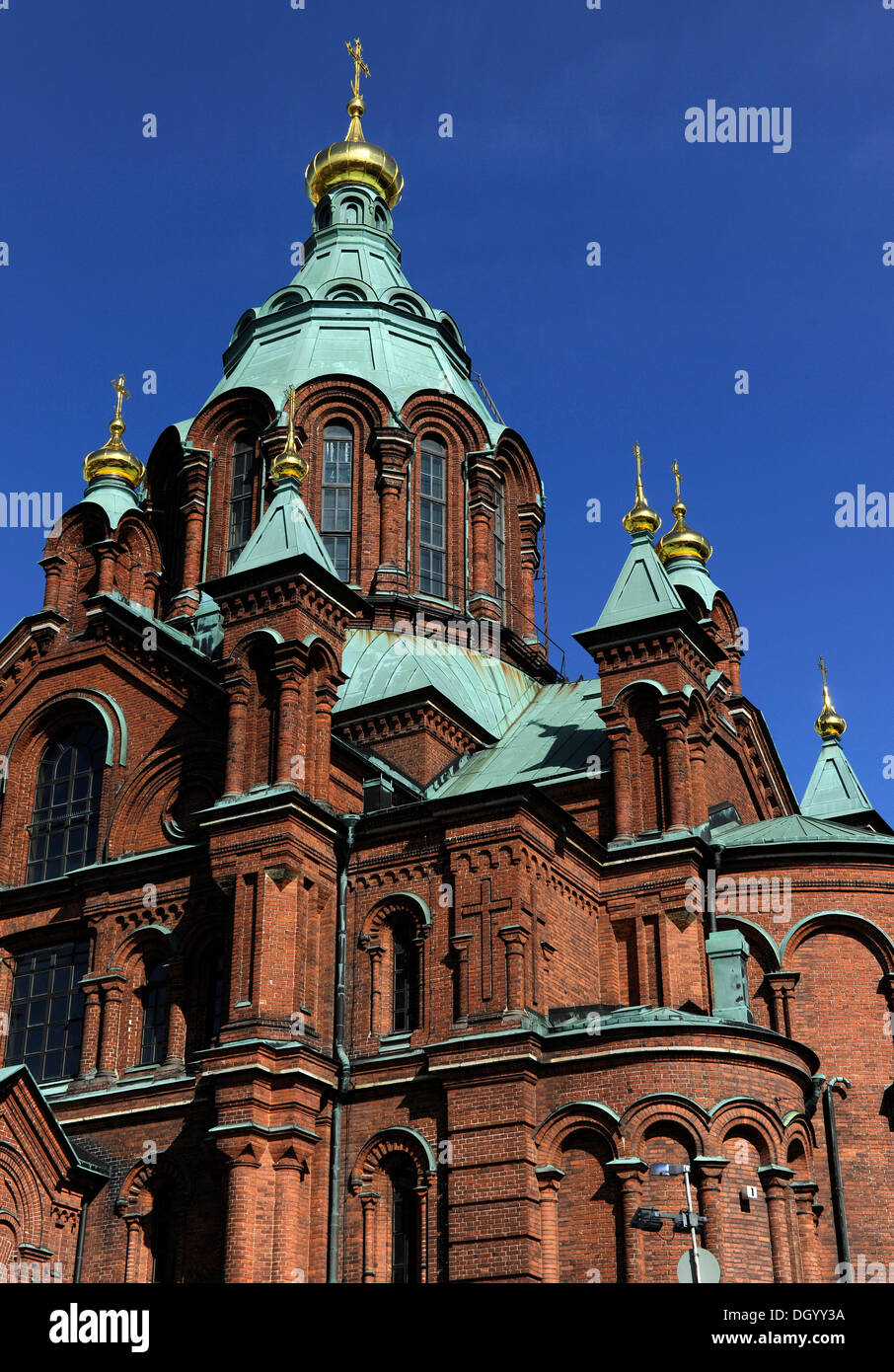 Cattedrale Uspenski, Helsinki, Finlandia, Europa Foto Stock