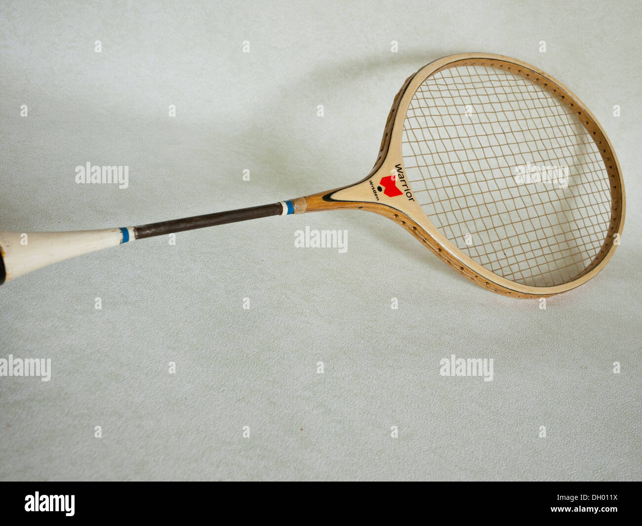 Wisden Vintage in legno del guerriero badminton racchetta. Foto Stock
