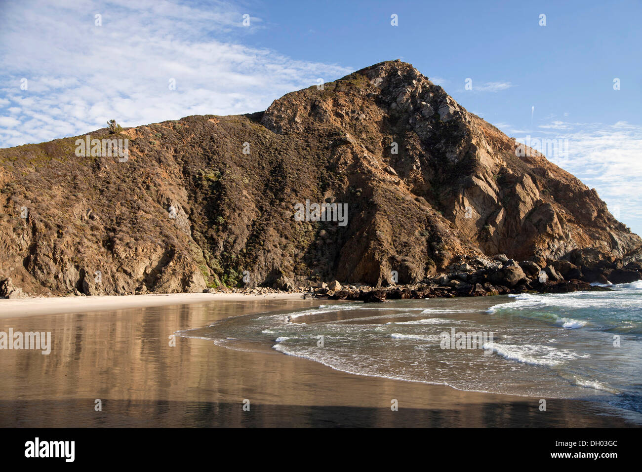 Pfeiffer Beach, Julia Pfeiffer Burns State Park, Big Sur, California, Stati Uniti Foto Stock