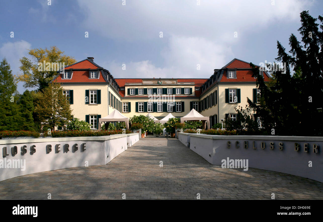 Il castello di Berge, Gelsenkirchen, zona della Ruhr, Renania settentrionale-Vestfalia Foto Stock