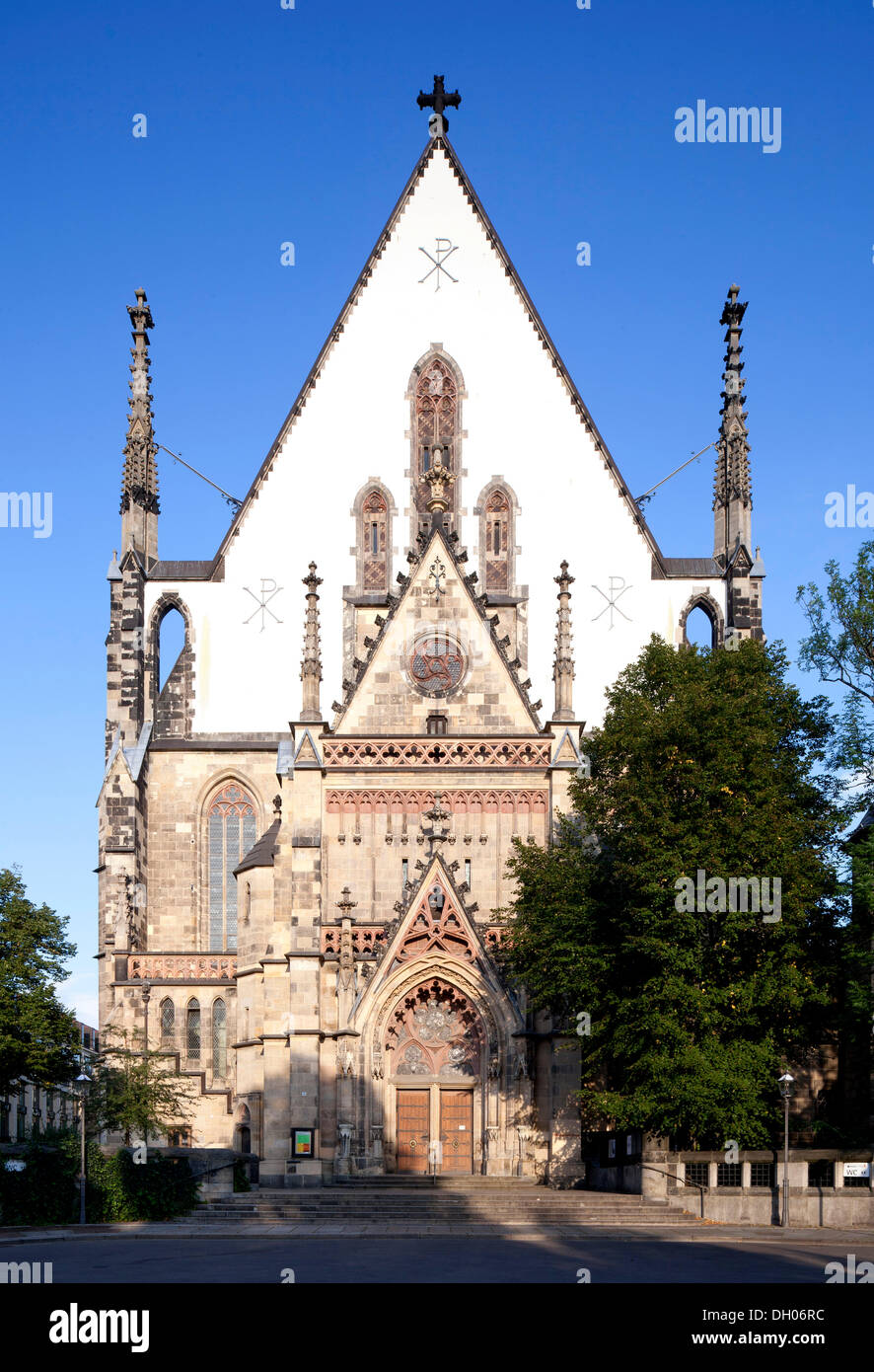 St. Thomas Church, Lipsia, Sassonia, PublicGround Foto Stock