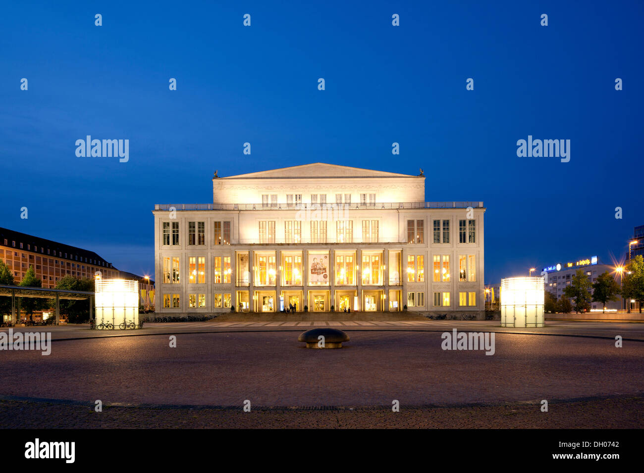Opera House, Lipsia, PublicGround Foto Stock