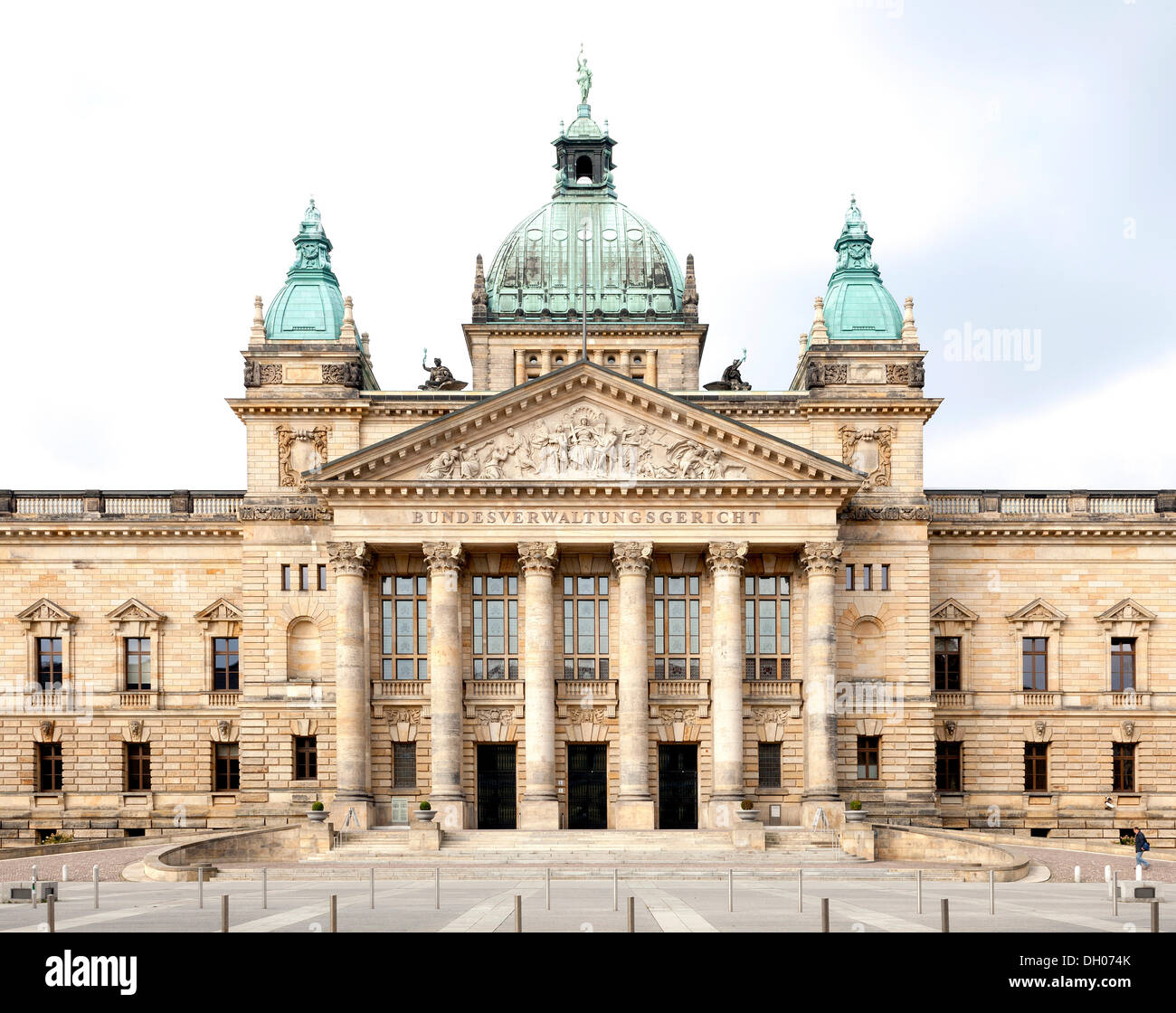 Il Tribunale amministrativo federale di Germania, l'edificio dell'ex corte imperiale di giustizia, Lipsia, Sassonia, PublicGround Foto Stock