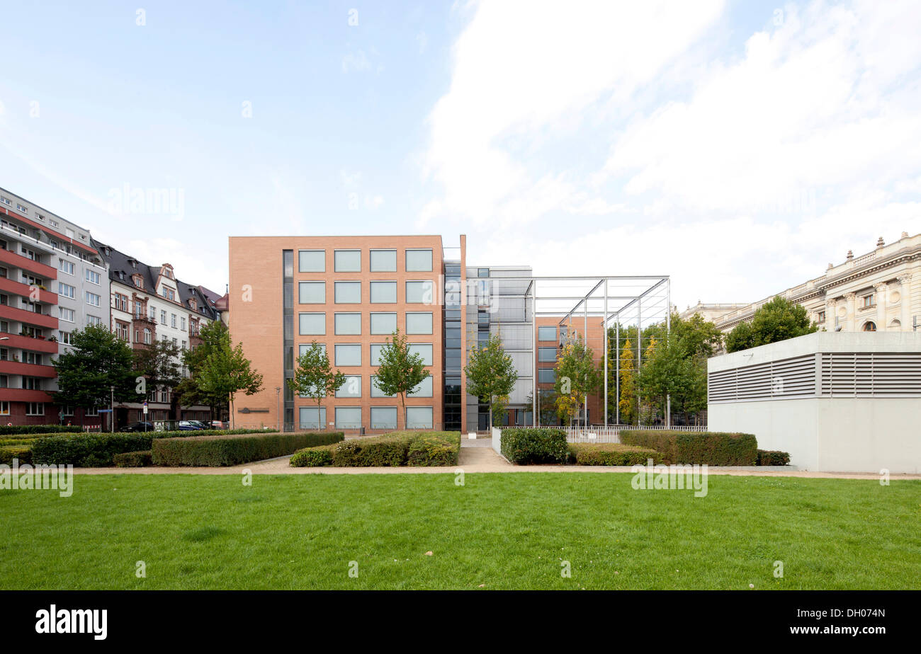 Università di Lipsia, facoltà di scienze umane, Lipsia, Sassonia, PublicGround Foto Stock