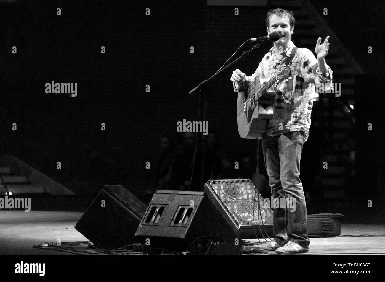Canzone irlandese-writer Damien Rice esegue presso Auditorium Parco della Musica di Roma (SI) 2012 Foto Stock