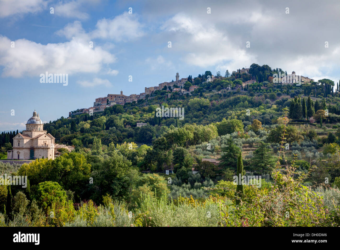 Montepulciano, Italia Foto Stock