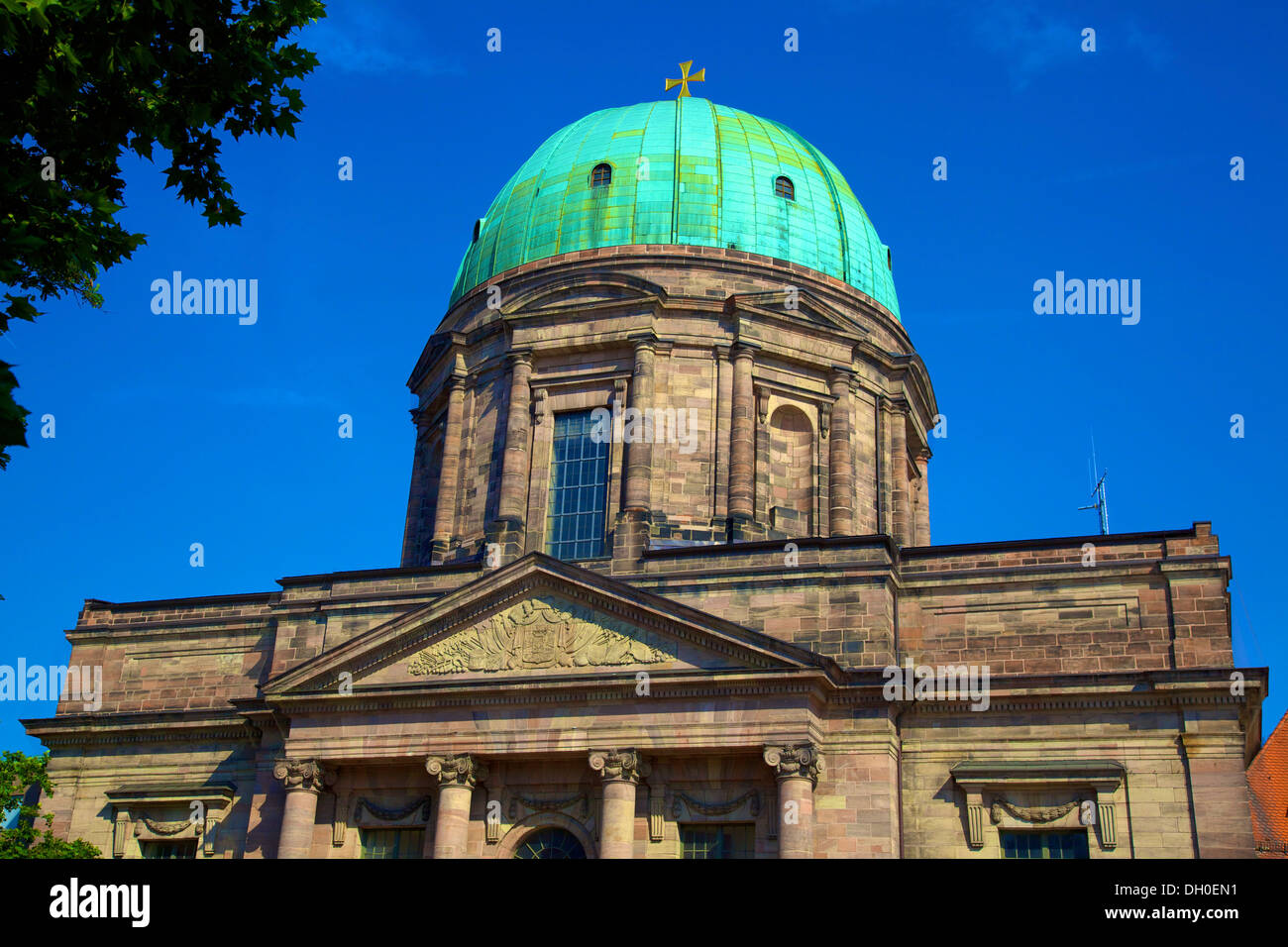 Santa Elisabetta è la Chiesa, Norimberga, Baviera, Germania, Europa Foto Stock
