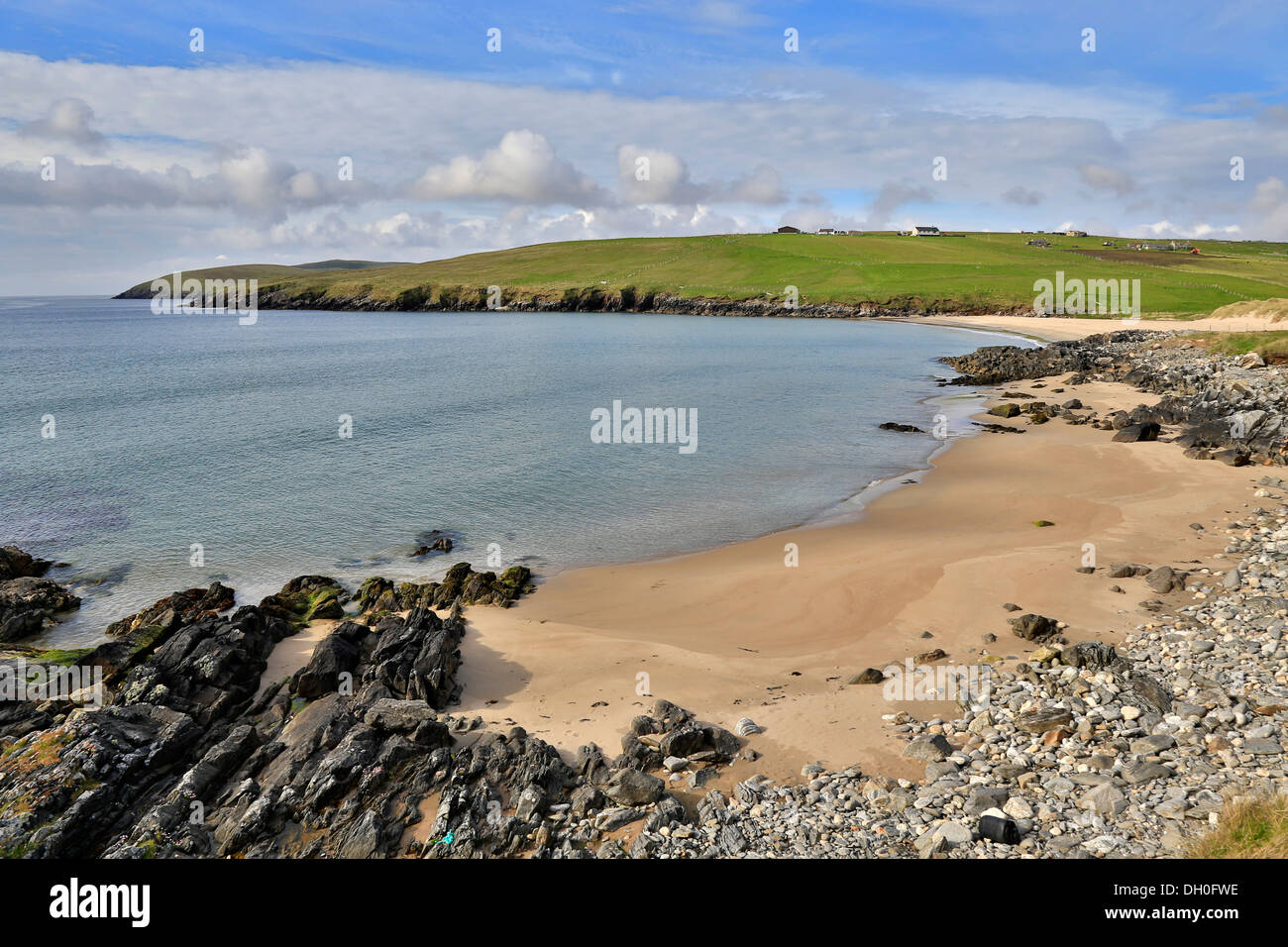 West Sandwick; Yell; Shetland; Regno Unito Foto Stock