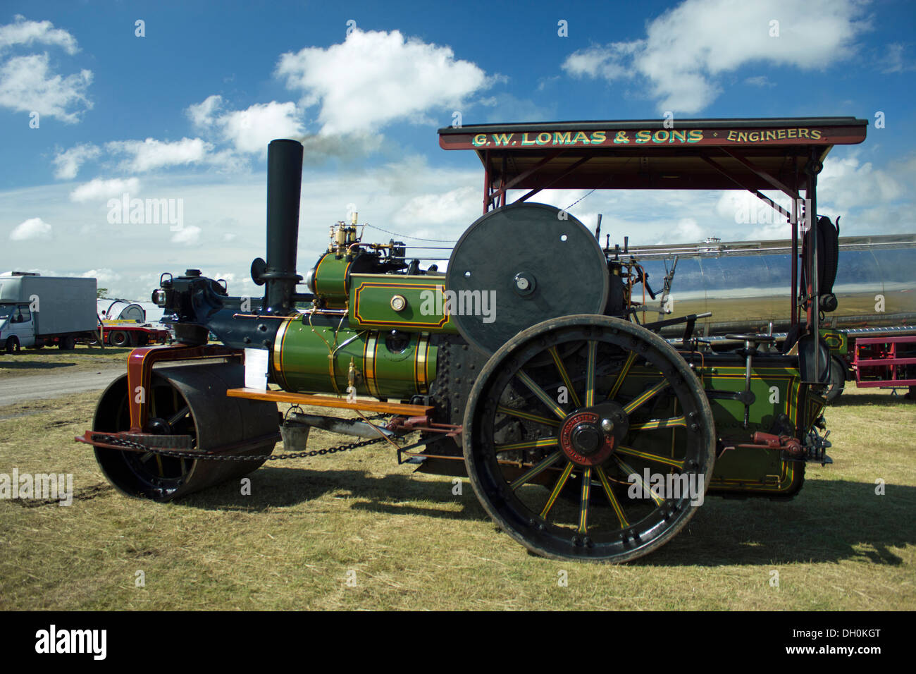 Aveling & Porter rullo di vapore, Cumbria raccolta vapore 2013 Foto Stock