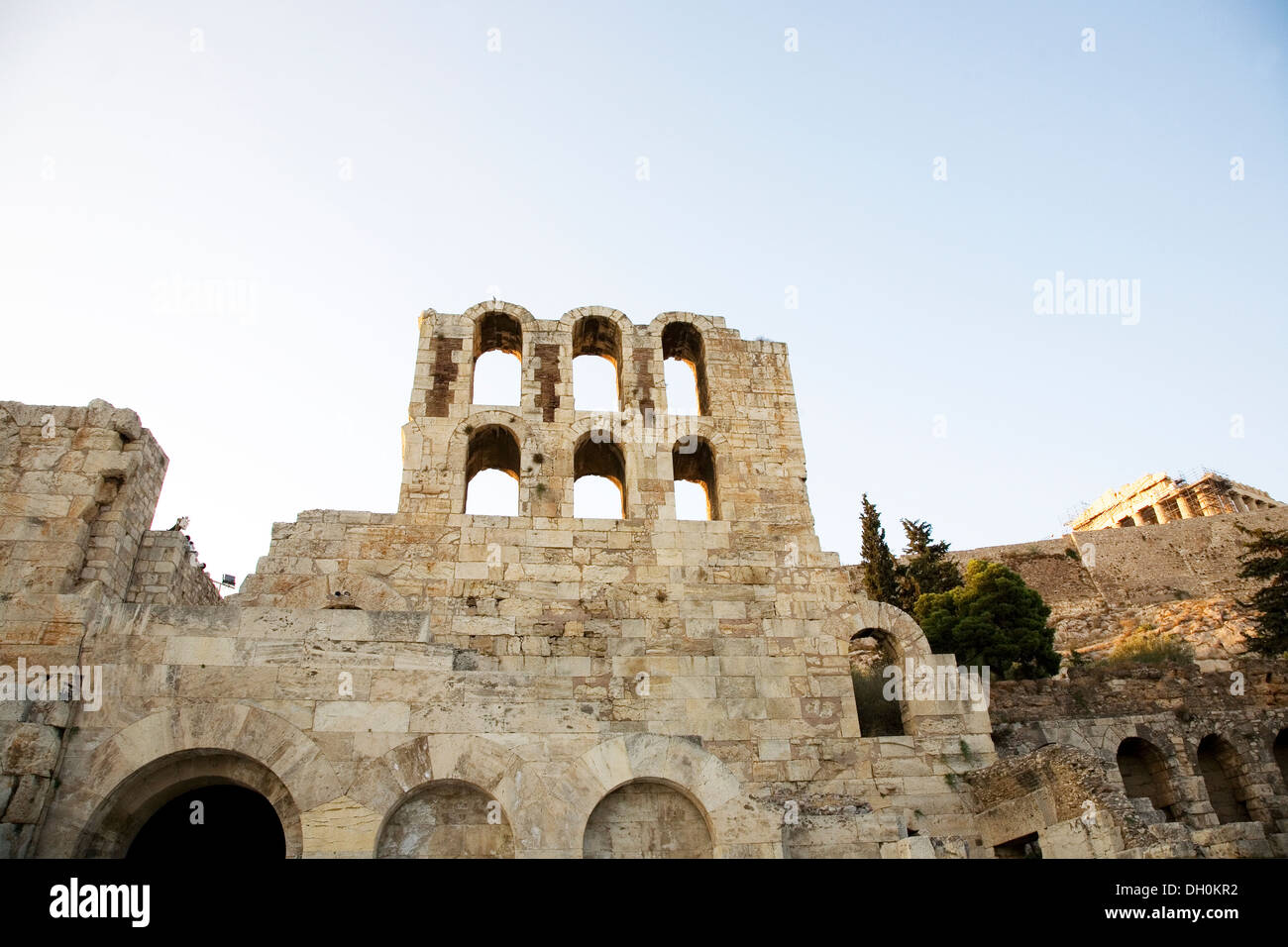 L'Acropoli di Atene, Grecia il 2 luglio 2013. Foto Stock