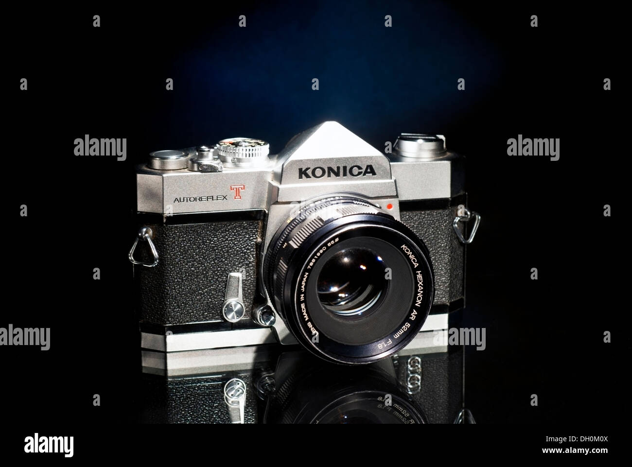 Vintage Konica Auto Reflex T 35mm fotocamera a pellicola Foto Stock