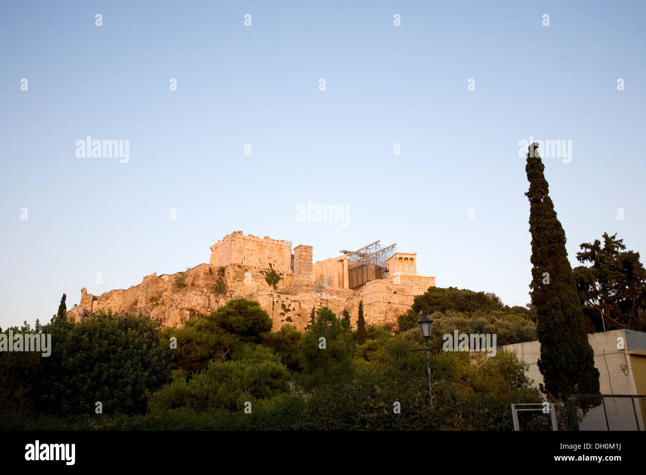 L'Acropoli di Atene, Grecia il 2 luglio 2013. Foto Stock