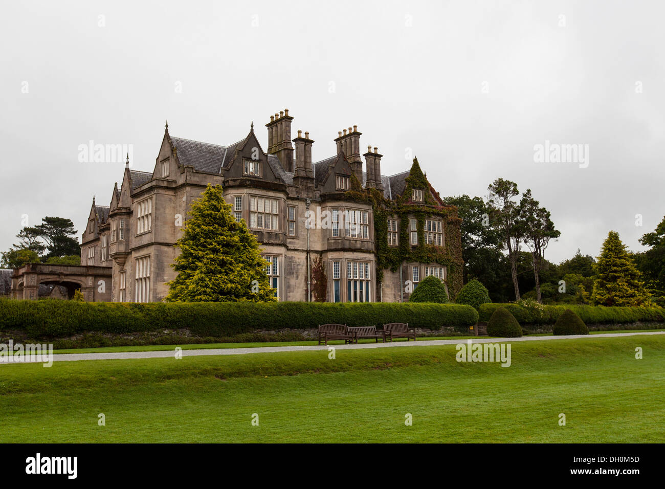 Muckross House, Parco Nazionale di Killarney, Killarney, County Kerry, Irlanda Foto Stock