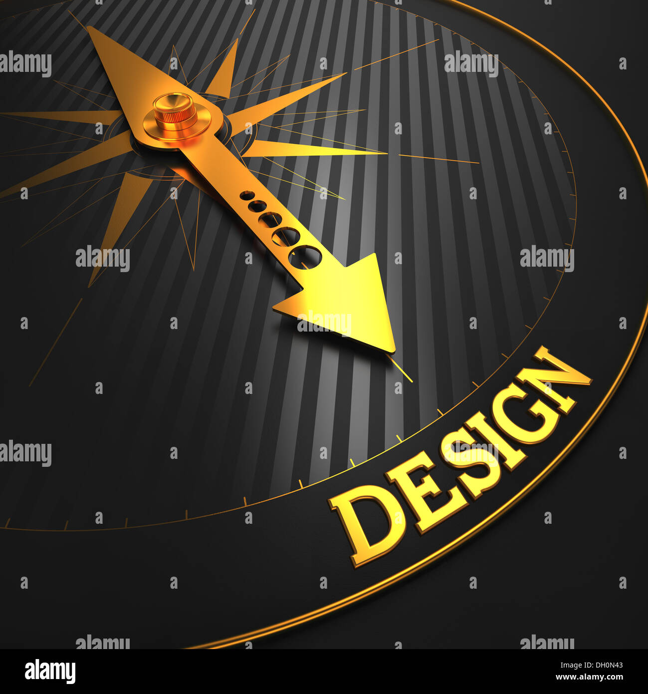 Concetto di design. Foto Stock