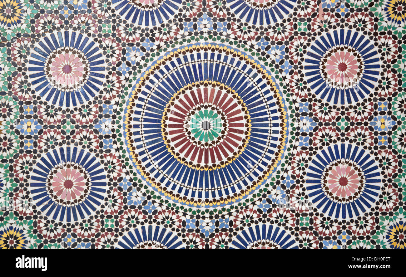 Arabo schemi di posa Foto Stock